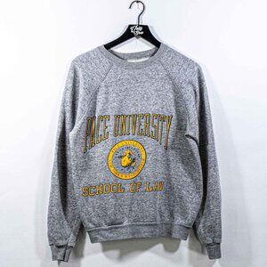 Pace University School of Law Sweatshirt New York Artex Large VTG 80s